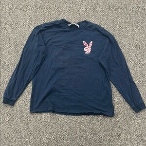 Playboy Navy Long Sleeve Shirt